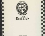 H R H Dumplin&#39;s Menu North Peters Road Knoxville Tennessee 1990&#39;s - $17.82