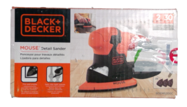 OPEN BOX - Black and Decker BDEMS200C Mouse Corded Detail Sander 1.2 amps - $39.99