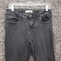 YMI Jeans Womens 9 / 29 Black Skinny Leg Regular Fit Stretch Denim Pants - £10.08 GBP