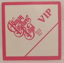 ALLMAN BROTHERS - GREGG - ORIGINAL CLOTH CONCERT TOUR BACKSTAGE PASS - $10.00