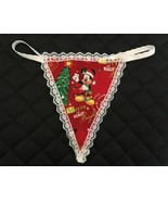 New Womens MICKEY MOUSE Christmas Disney Gstring Thong Red Panty Underwear - €17,49 EUR