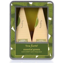 Tea Forte Essential Greens Collection Infusers - 10 Infusers Petite Ribb... - $33.43