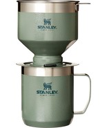 Stanley 10-09566-001 The Camp Pour Over Set, 12 Ounces, Hammertone Green... - £46.10 GBP