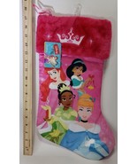 Disney Princess Ariel Cinderella Jasmine Tiana Christmas Stocking Multic... - $344.36 MXN