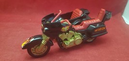 Vintage 1991 Tyco Crash Test Dummies Black Motorcycle Chopper Bike w/ sidecar - $24.87
