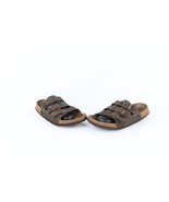 Vintage Betula Birkenstock Womens 7 Distressed Leather Strap Sandals Dar... - $735.76 MXN