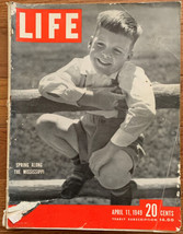 Life Magazine April 11, 1949 - Spring along the Mississippi - £7.86 GBP