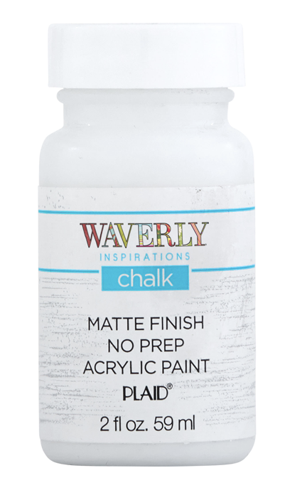 Waverly Inspirations 60736E Chalk Paint, Matte, White, 2 Fl. Oz. - $3.95