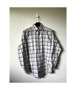  Jos. A. Bank Traveler’s Light Brown Tartan Shirt Men’s M 100% Cotton EU... - $29.00