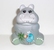 Fenton Glass Crystal Whimsey Bird Hippo Figurine Ltd Ed #17/26 by Kim Barley - £134.09 GBP