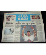 2000 Jan 31 USA TODAY Newspaper RAMS WIN SUPER BOWL Kurt Warner NFL Tita... - $334.61 MXN
