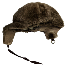 Vintage Woman&#39;s Saks Fifth Avenue Faux Fur Winter Hat Small One Size Brown - $50.00