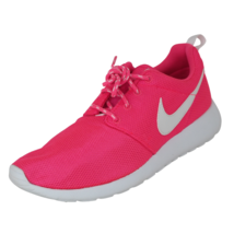 Nike Rosherun 599729 603 Running Pink Athletic Sports Size Girls 7 = 8.5 Womens - £36.19 GBP