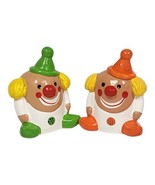 Enesco Ceramic Circus Clowns Novelty Pencil Sharpeners Vintage School Su... - $17.59