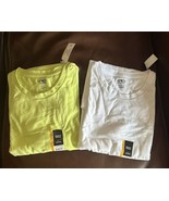 Athletic Works Moisture Wicking Tri Blend Tee L (42-44) White, Yellow se... - $249.41 MXN