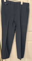 Haggar Blue Dress Pants Men&#39;s Size 36 X 31-Tags says 34 -see description - £16.21 GBP