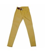 Ling Collection Jegging Jeans Womens Size Large High Rise Tan Mustard - £13.22 GBP