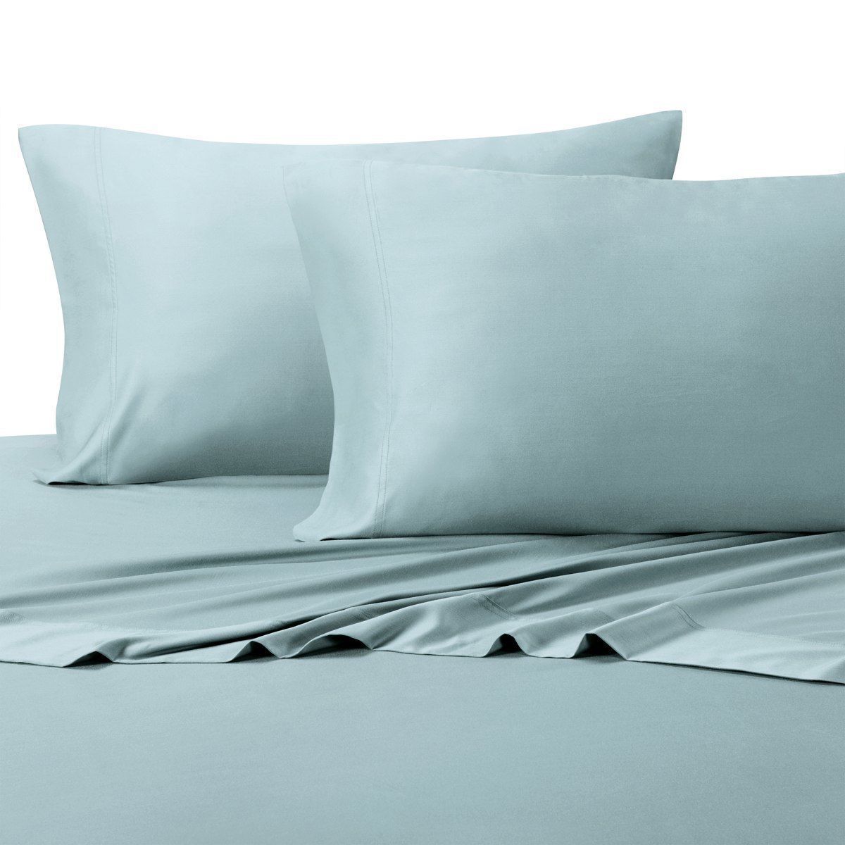 King Size Bamboo Sheet Sets Super Soft 100% Viscose from Bamboo-Color Blue