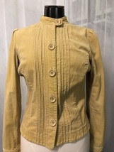 Kenneth Cole Women&#39;s Jacket Reaction Beige Stretch Corduroy Jacket Size ... - $24.74