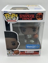 Funko Pop TV Stranger Things Lucas Basketball Walmart Exclusive #1246 Wi... - $14.99