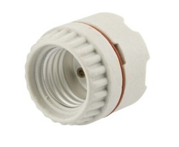 HILLMAN Porcelain Light Socket Replacement 75w. 1pc. W/ Mounting Clip 42... - £4.06 GBP