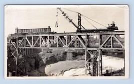 1913 Costruzione Di Union Pacific Ferrovia Ponte Spokane Wa Fotografia M5 - £22.89 GBP