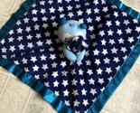 Old Navy Blue background white stars Monster Security blanket lovey - £34.29 GBP