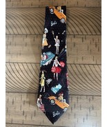 Nicole Miller Vintage 1995 100% Silk Hand Sewn Barbie Necktie Cheerleade... - €42,45 EUR