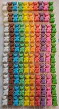 All natural multicolor goats milk soap teddy bears with scrubby JarzOnJa... - £7.21 GBP