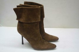 Vintage GUCCI 101851 Brown Suede Leather Boots Size 9 B / 9.5 US - £186.84 GBP