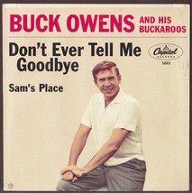 Buck Owens 45 RPM Picture Sleeve Only - Sam&#39;s Place / Don&#39;t Ever Tell Me - £10.19 GBP