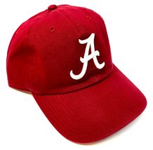 Cleanup Alabama Crimson Tide Logo Solid Crimson Red Curved Bill Adjustable Slouc - £20.86 GBP