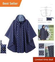 Compact Hooded Waterproof Jacket with Pouch - Stylish &amp; Practical for Ou... - $37.57