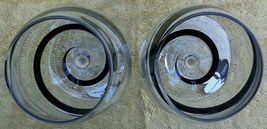 Souffle a la bouche black striped wine glasses (2) image 3