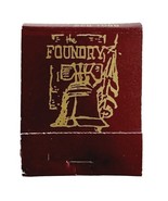 The Foundry Restaurant Vintage Matchbook Closed Massachusetts Unused E34m3 - $27.15 CAD