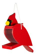4 SEASON NORTHERN CARDINAL BIRD FEEDER - 100% Recycled Poly Amish Handma... - £90.40 GBP