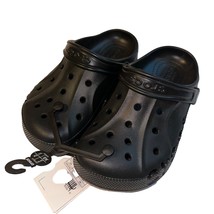 Crocs Black Baya Clogs Slip On Kids Juniors 3 NWT 207013-001 - £24.04 GBP