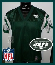 New York Jets NFL Youth Boys Reebok Classic Forever Jersey Medium (10/12... - $23.75