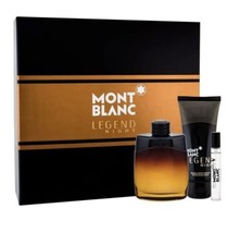 Mont Blanc Legend Night Eau de Parfum for Men 3.3oz 3pc New Gift Box - £68.14 GBP