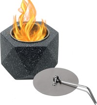 Tabletop Fireplace Mini Portable Indoor Outdoor Fire Pit Bowl (Black) - £25.13 GBP