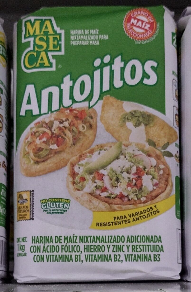 MASECA HARINA ANTOJITOS FLOUR - BOLSA DE 1 KILO - FREE PRIORITY SHIP - $13.07
