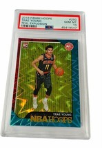 Trae Young Rookie RC 2018 Hoops Teal Explosion PSA 10 Hawks insert #250 Pop 22 - £2,709.08 GBP