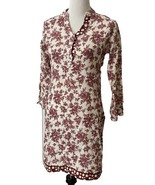 Women&#39;s Hip H Hop Indian Traditional Cotton Tunic Top Ethnic Wear Sz S S... - $18.88