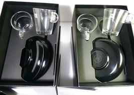 Nespresso 2 X 2 VIEW Espresso Cups &amp; 2 X 2 Saucers in Brand Box With  Sk... - $325.00