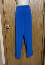 Susan Graver Ladies Petite Small Palazzo Pants NWOT Blue - $24.50