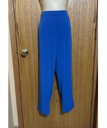 Susan Graver Ladies Petite Small Palazzo Pants NWOT Blue - $24.50