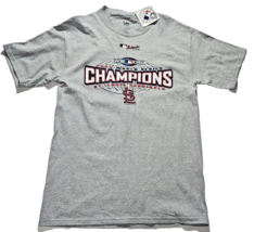 New St Louis Cardinals T Shirt Lee Sports Mens Medium Gray 2006 World Series Nwt - £16.42 GBP