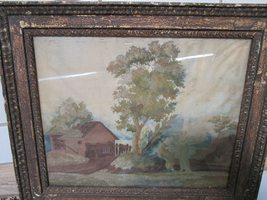 Compatible With Antique Woven Silk Painting Art Ladies In Landscape 14X 11 - $750.67