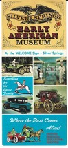 Silver Springs Early American Museum In Florida Vintage Brochure - $167.27 MXN