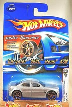 2006 Hot Wheels Faster Than Ever #4 First Edition 4/38 CHRYSLER 300C HEMI Silver - £18.01 GBP